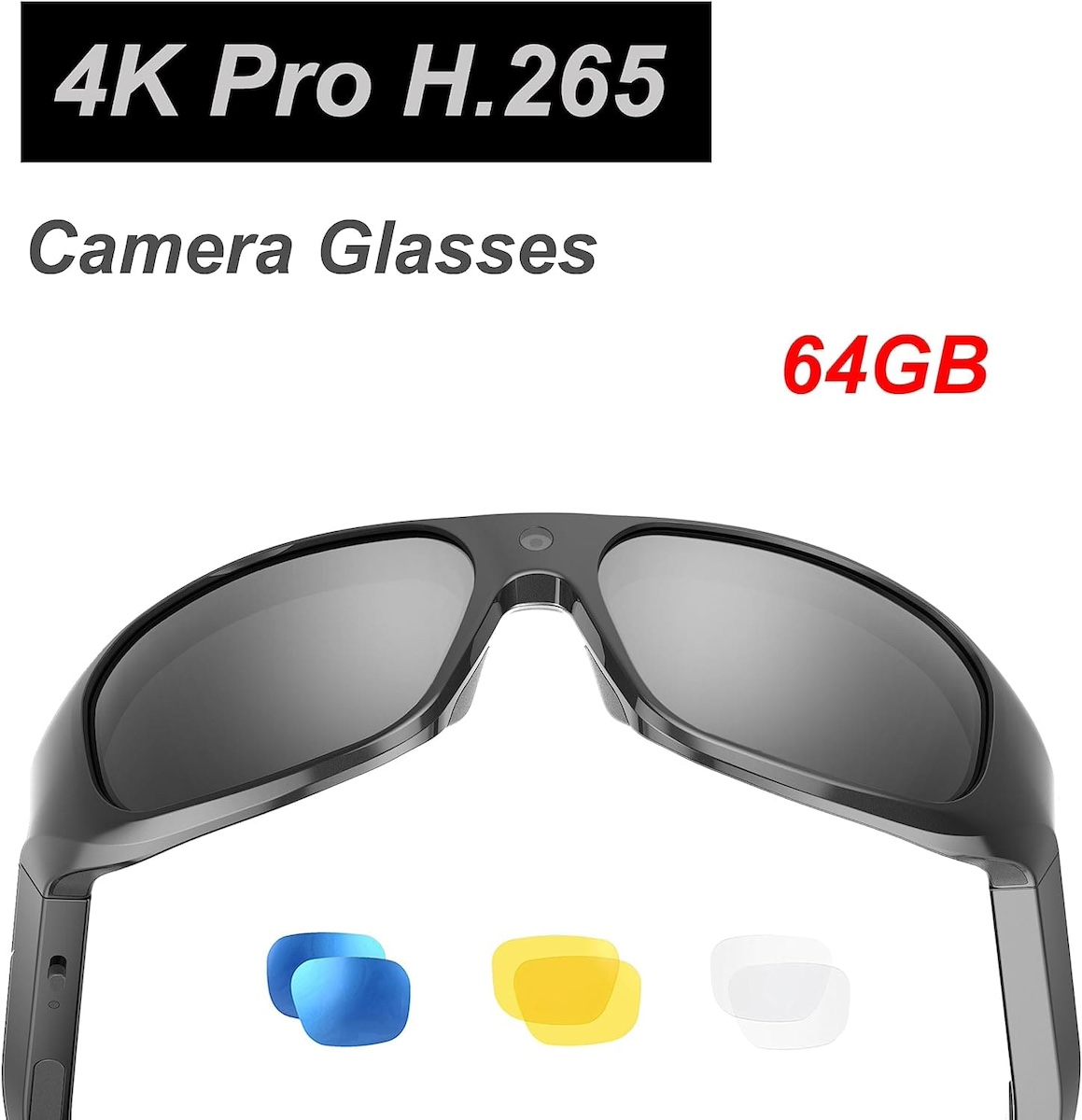 Inteligentne okulary z kamerą 4K