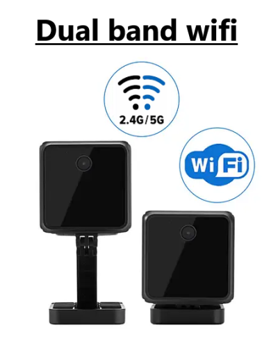 kamera z wifi dual band 2,4 lub 5 ghz mini security